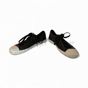 Coach Black Sneakers with Zipper Detail